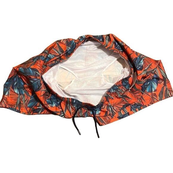 Soul Of London Swim Trunks / Shorts‎  Size XL Red Tropical Beach Vacation NEW - Picture 7 of 8